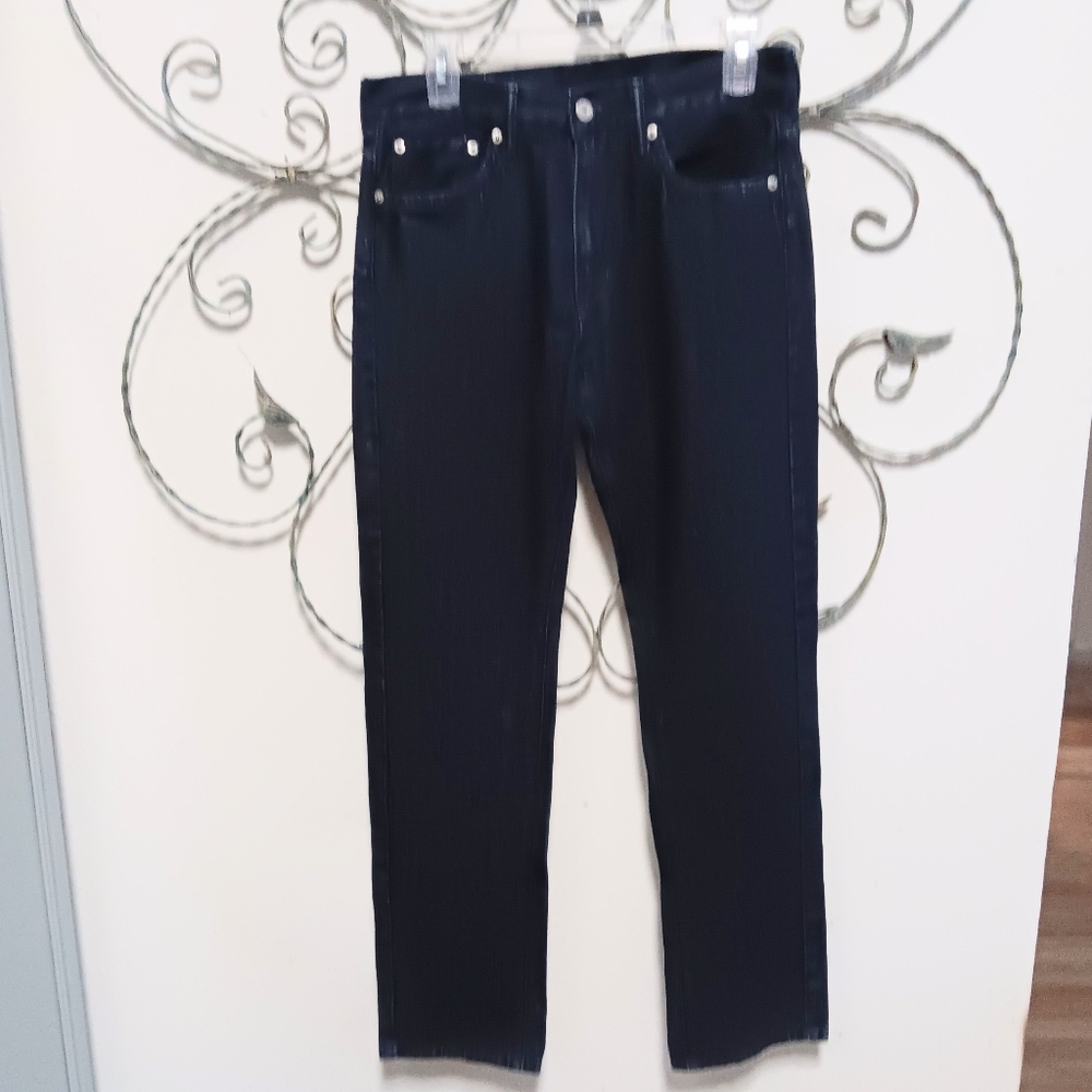 LEVI STRAUSS 513 Straight leg dark wash jeans, Waist 30